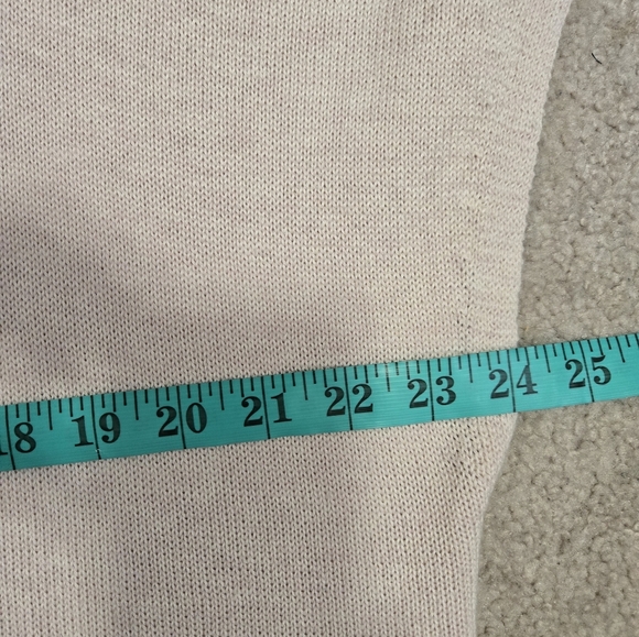 THEORY Cashmere Cotton Pale Pink Oversized Sleeveless Sweater with Pockets.Small - Picture 10 of 11